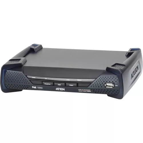 ATEN KE8952R Empfängerteil KVM over IP Extender mit PoE 4K HDMI Einzeldisplay RS232 USB Audio