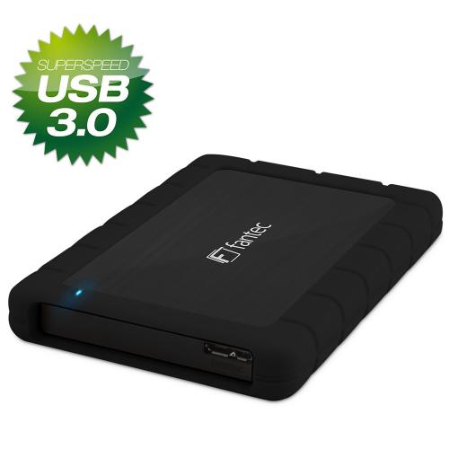 FANTEC AluPro U3 (schwarz) Gehäuse 2,5", USB 3.0