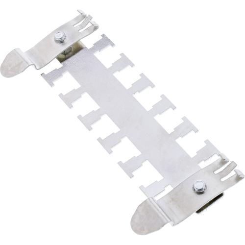 Preview: Kabelführungsleiste zur Montage an Hutschiene (TS35) – Metall