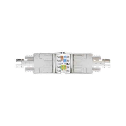 Preview: RJ45-Kabelverbinder Cat.6A, geschirmt, flache Bauform