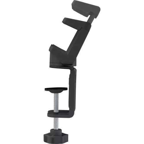 InLine® Tischklemme für Steckdosenleiste, drehbar, Schraubklemme, schwarz