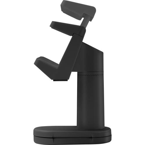 Preview: InLine® Tischklemme für Steckdosenleiste, drehbar, Federklemme, schwarz