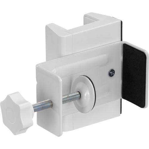 Preview: InLine® Tischbein-Klemme für Steckdosenleiste, Schraubklemme, weiß