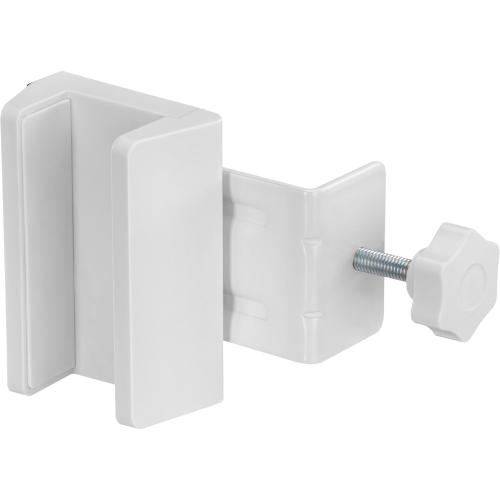 Preview: InLine® Tischbein-Klemme für Steckdosenleiste, Schraubklemme, weiß