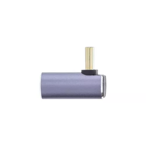 InLine® USB4 Adapter, USB Typ-C Stecker/Buchse oben/unten gewinkelt, Aluminium, grau
