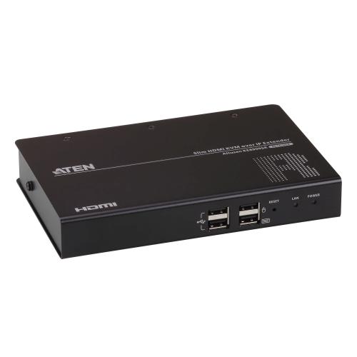 ATEN KE8900SR Slim Empfängereinheit (Receiver) KVM over IP Extender, HDMI Einzeldisplay, USB, RS-232