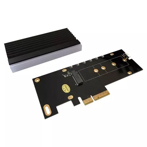 LC-Power LC-PCI-M2-NVME-ARGB PCI-Controller für eine M.2-NVMe-SSD