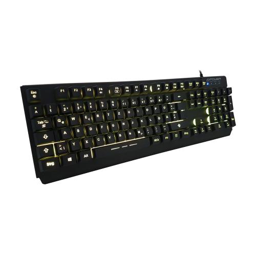 LC-Power LC-KEY-4B-LED Beleuchtete LED-Tastatur DE USB schwarz