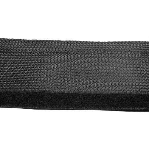 InLine® Kabelschlauch Gewebeschlauch mit Klettverschluss 1m x 25mm Durchmesser schwarz