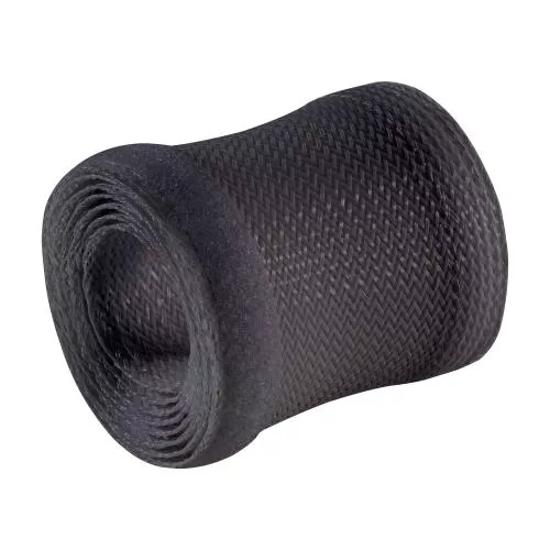 Kabelschlauch Gewebeschlauch – 1 m x 40 mm – Schwarz – mit Klettverschluss
