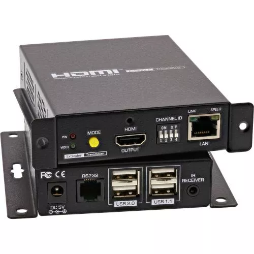 InLine HDMI USB KVM über IP Extender Verlängerung über UTP 4K bis 100m