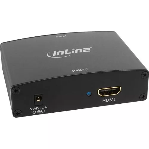 InLine Konverter VGA+Audio zu HDMI Eingang VGA und Chinch Audio Stereo Ausgang HDMI