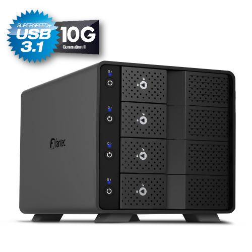 FANTEC MB-X4U31 Storagegehäuse 4x 3,5"/2,5" HDD/SSD USB 3.1 Gen. 2