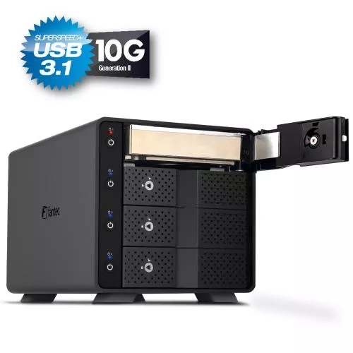 FANTEC MB-X4U31 Storagegehäuse 4x 3,5"/2,5" HDD/SSD USB 3.1 Gen. 2