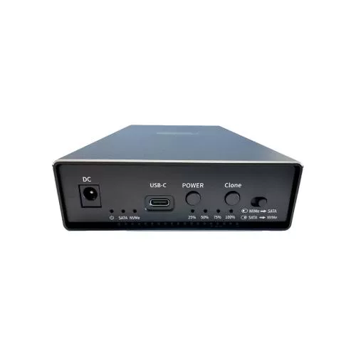 LC-Power LC-DOCK-C-35-M2 Docking Station / Festplattengehäuse 1x3,5"-SATA-HDD & 1x NVMe-M.2-SSD USB 3.2 Gen 2x1