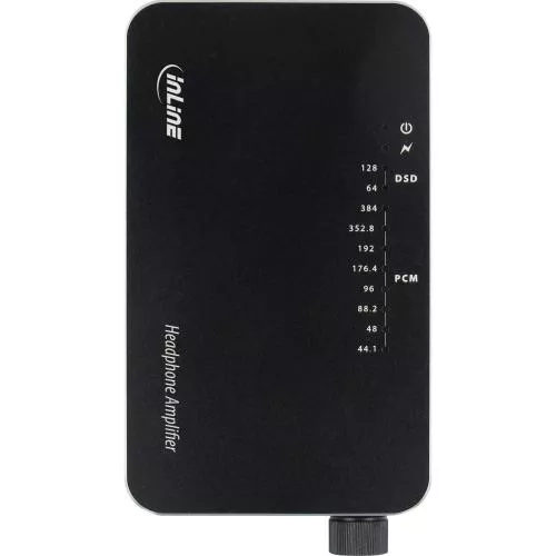 InLine® Mobile AmpUSB Hi-Res AUDIO HiFi DSD Kopfhörer-Verstärker USB Digital Audio Konverter 384kHz/32-Bit