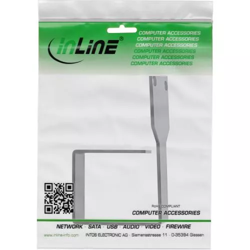 InLine® Kabelbügel Metall 50x60mm schwarz