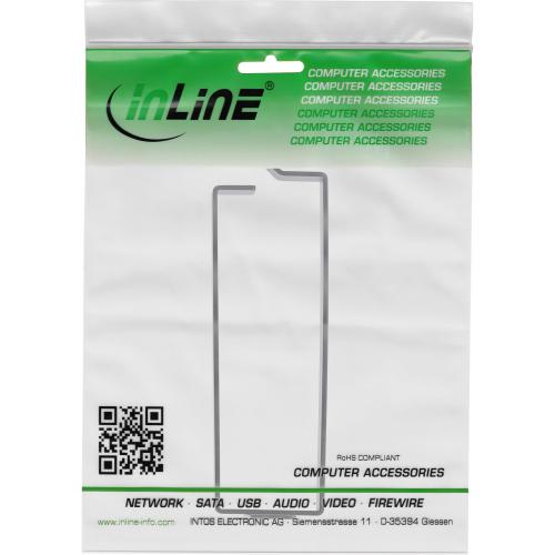 InLine® Kabelbügel Metall 40x129mm schwarz