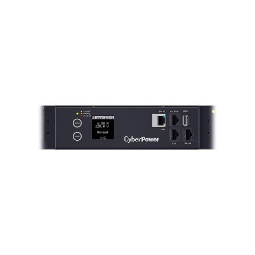 CyberPower PDU83401, Rackmount 0U, Switched PDU, Metered-by-Outlet Leistungssteuerung, Eingang 3ph. 380V/16A