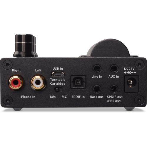 Preview: InLine® AmpUSB-EQ Hi-Res AUDIO HiFi DSD Kopfhörer-Röhrenverstärker+Equalizer USB DAC