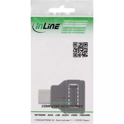 InLine® USB 3.2 Adapter, USB-C Stecker zu intern USB-E Frontpanel Buchse