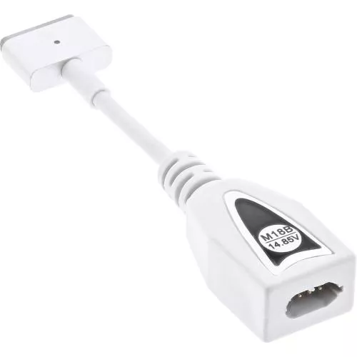 InLine® Wechselstecker M18B 14,85V für Apple Magsafe2 für Universal Netzteil 90W 120W weiß