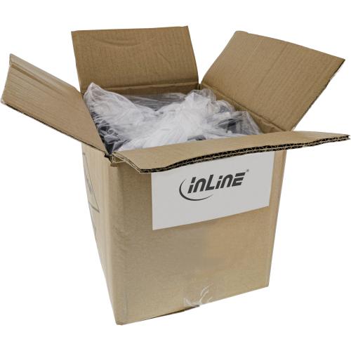 20er Bulk-Pack InLine® Patchkabel, SF/UTP, Cat.5e, grau, 7,5m