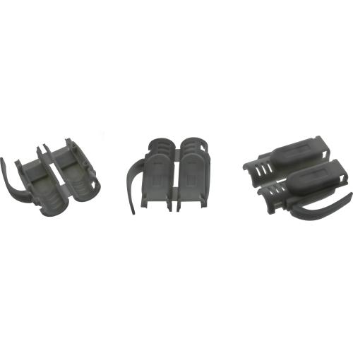 Preview: RJ45 Crimpstecker Cat.6A – Geschirmt, mit Knickschutz & Einfädelhilfe, 10er Pack, schwarz