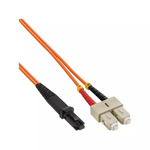 InLine® LWL Duplex Kabel, MTRJ/SC, 50/125µm, OM2, 5m