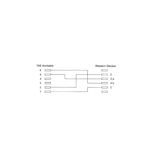 InLine® TAE-N Anschlusskabel TAE-N zu RJ11 (6P4C)