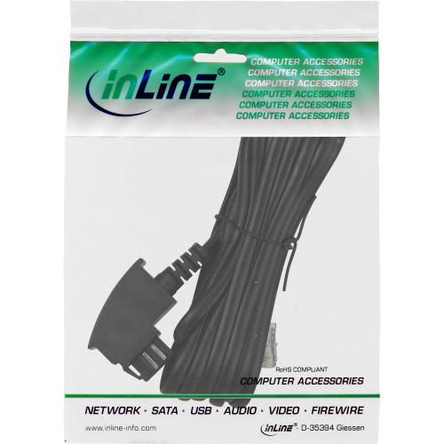 InLine® TAE-N Anschlusskabel TAE-N zu RJ11 (6P4C)