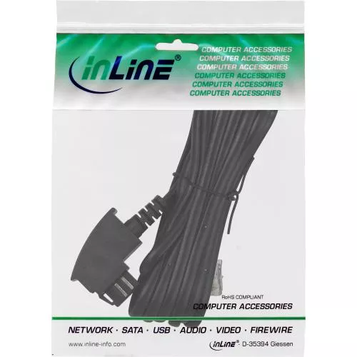 InLine® TAE-N Anschlusskabel TAE-N zu RJ11 (6P4C)