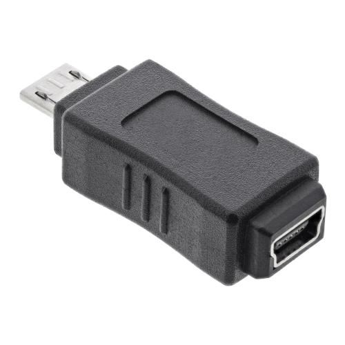 Preview: InLine® Micro USB Adapter Micro B Stecker an Mini USB 5-pol Buchse