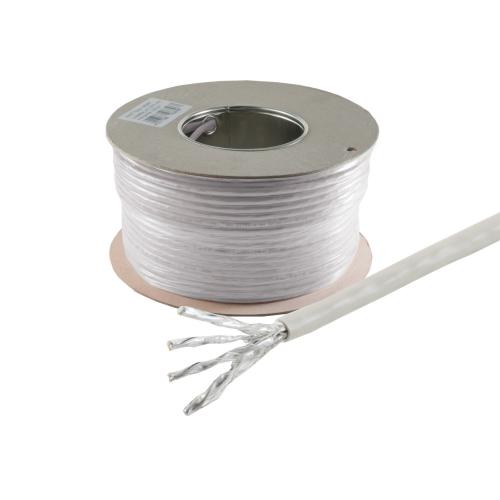 Preview: Cat 5E Verlegekabel, F/UTP, AWG24, PVC, 100 MHz, Eca, Grau