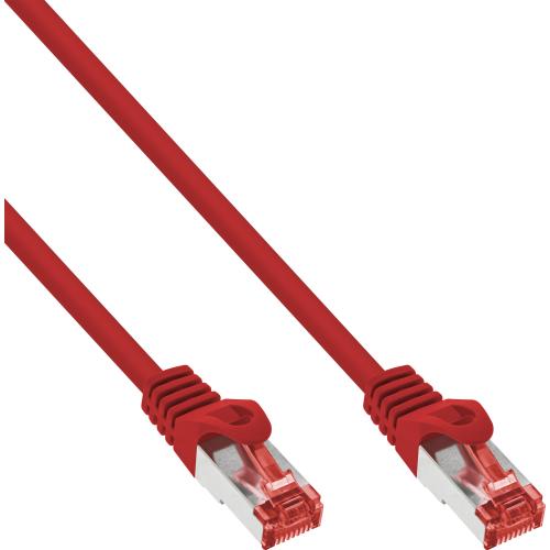 Preview: Cat.6 Patchkabel PVC CU/AL rot
