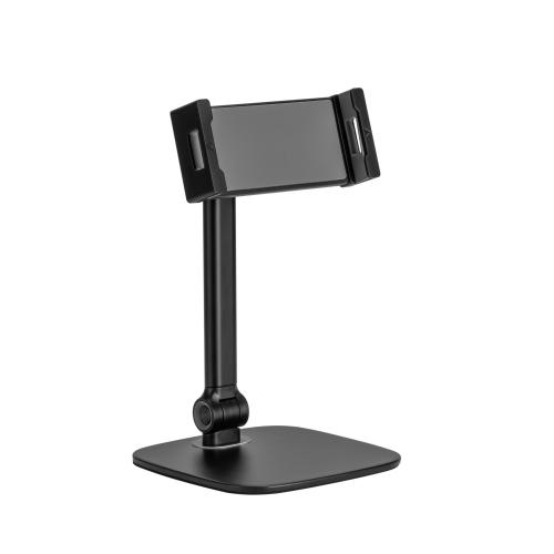 Preview: InLine® Tablet Tischhalterung mit Standfuß, bis 12,9", schwarz