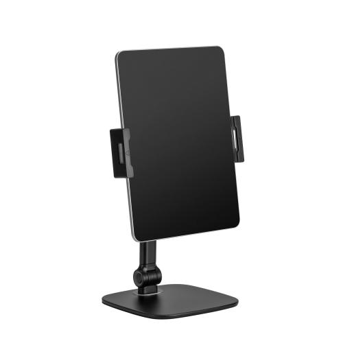 InLine® Tablet Tischhalterung mit Standfuß, bis 12,9", schwarz