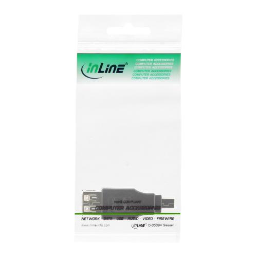InLine® USB 2.0 Adapter Buchse A auf Mini 5pol Stecker