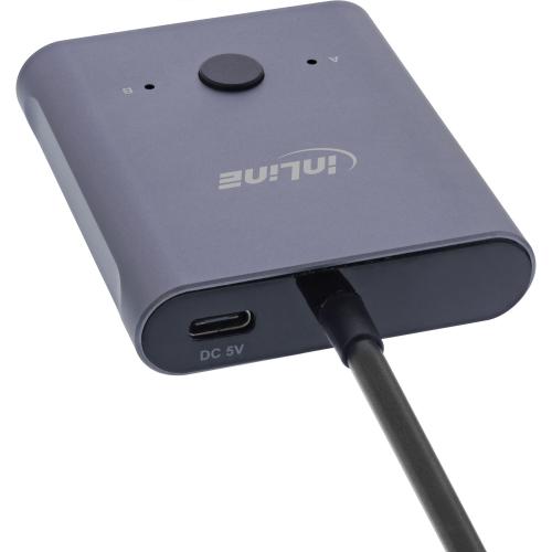 Preview: USB-C Switch – Bidirektionaler Umschalter, 10Gb/s, 100W