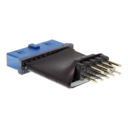 Preview: InLine® USB 3.0 zu 2.0 Adapter intern USB 3.0 19pin auf USB 2.0 Pfostenstecker intern