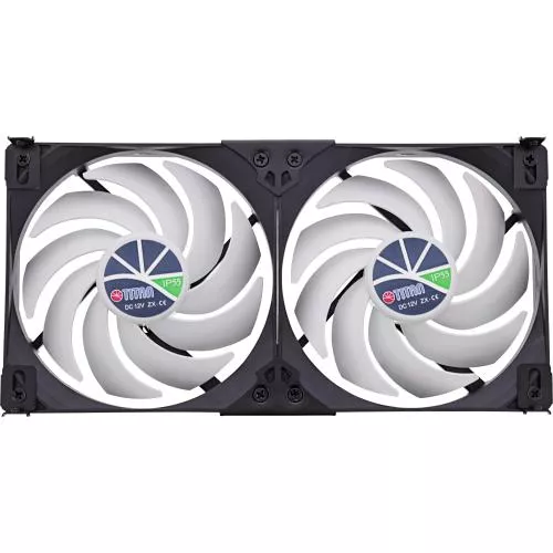Titan TTC-SC22(C)/V2+ Kühlschrank-Doppellüfter 140x25mm IP55 für Camping