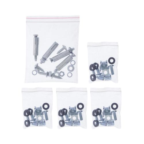 Preview: InLine® 19" Rack zur Untertisch-Montage, 4HE, schwarz