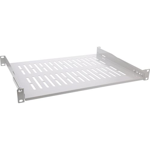Preview: InLine® 19" Fachboden, 350mm, 50kg, 1HE, RAL 7035 grau