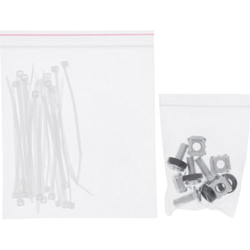 Preview: Patchpanel Leerblech – 16-fach, 19" (48,26 cm), 1HE, grau, mit integrierter Kabelführung