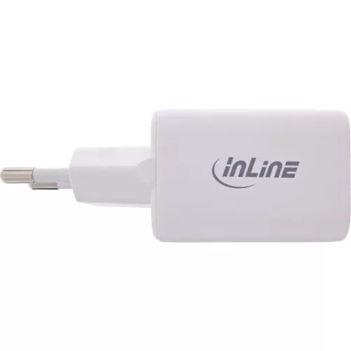 InLine® Power Delivery + Quick Charge USB Netzteil, 33W, USB-A + USB-C, weiß