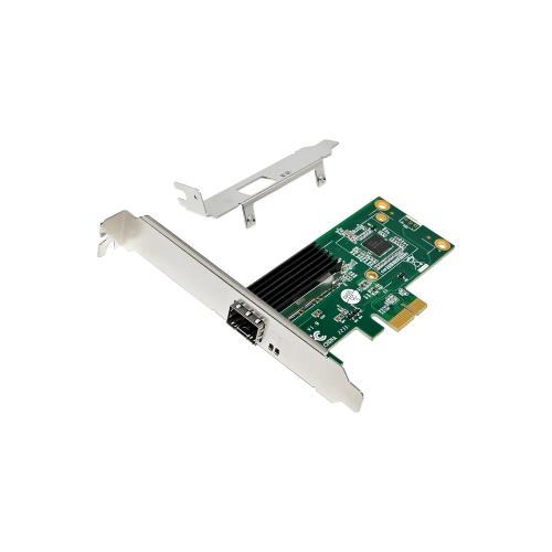 Gigabit Netzwerkkarte – 1x SFP, PCIe x1, inkl. Low Profile Slotblech