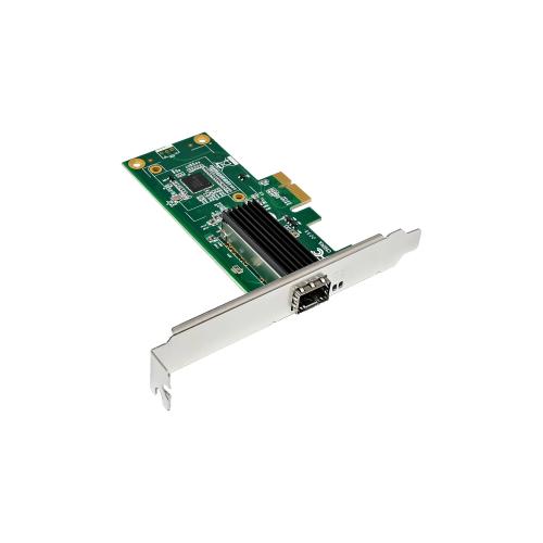 Preview: Gigabit Netzwerkkarte – 1x SFP, PCIe x1, inkl. Low Profile Slotblech