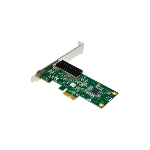 Preview: Gigabit Netzwerkkarte – 1x SFP, PCIe x1, inkl. Low Profile Slotblech