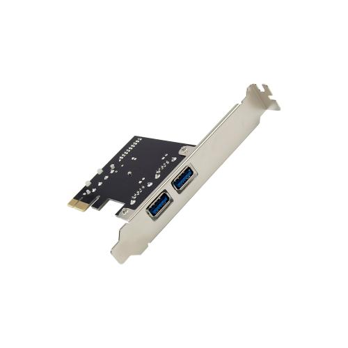 Preview: InLine® Schnittstellenkarte, 4x USB 3.2 Gen.1, (2+2) PCIe, low profile Slotblech