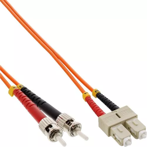 InLine® LWL Duplex Kabel SC/ST 50/125µm